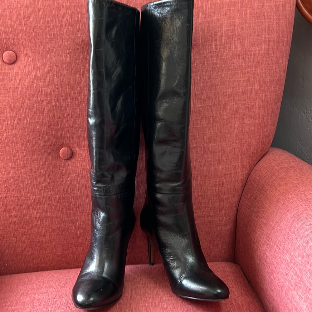 NINE WEST LEATHER BOOTS